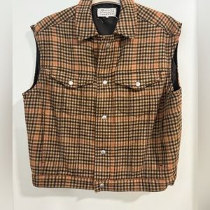Maison Margiela Checkered Print Vest
